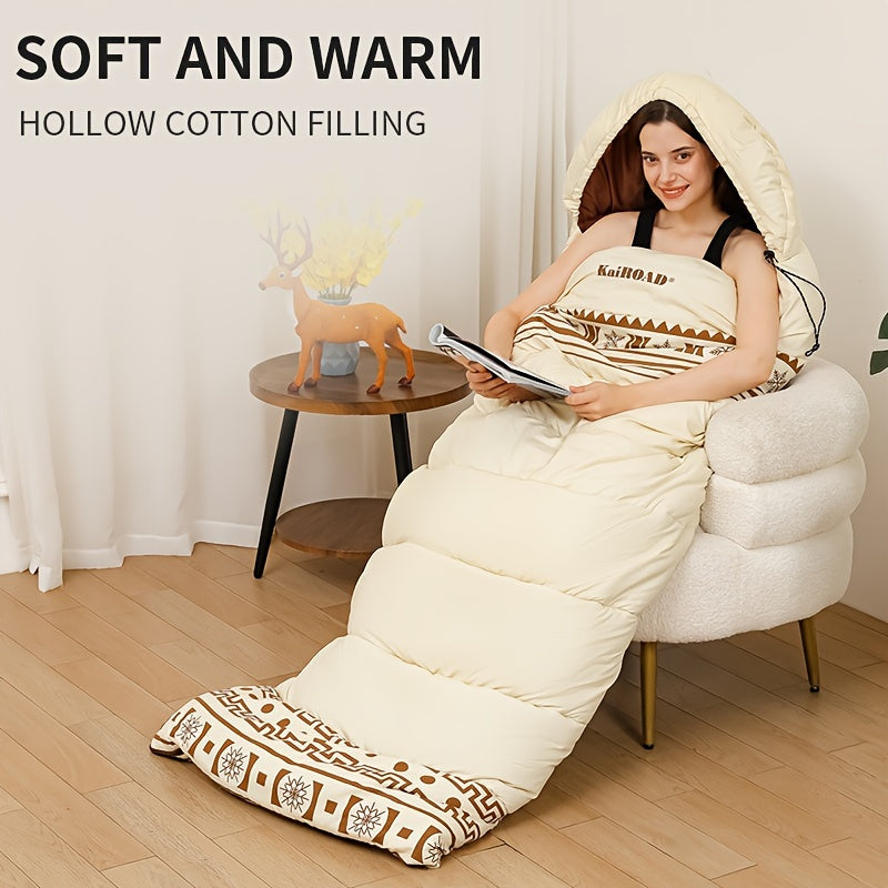 Thickened Outdoor Sleeping Bag for Winter Camping
