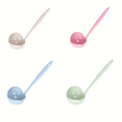 2 in 1 Ladle Plastic Slotted Spoon Kitchen Gadget