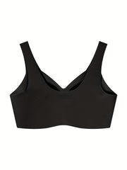 Full Coverage Wireless Bra Comfy & Breathable Lingerie