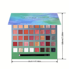 48 Colors Eyeshadow Palette Matte Shimmer Glitter Finish Natural Nude
