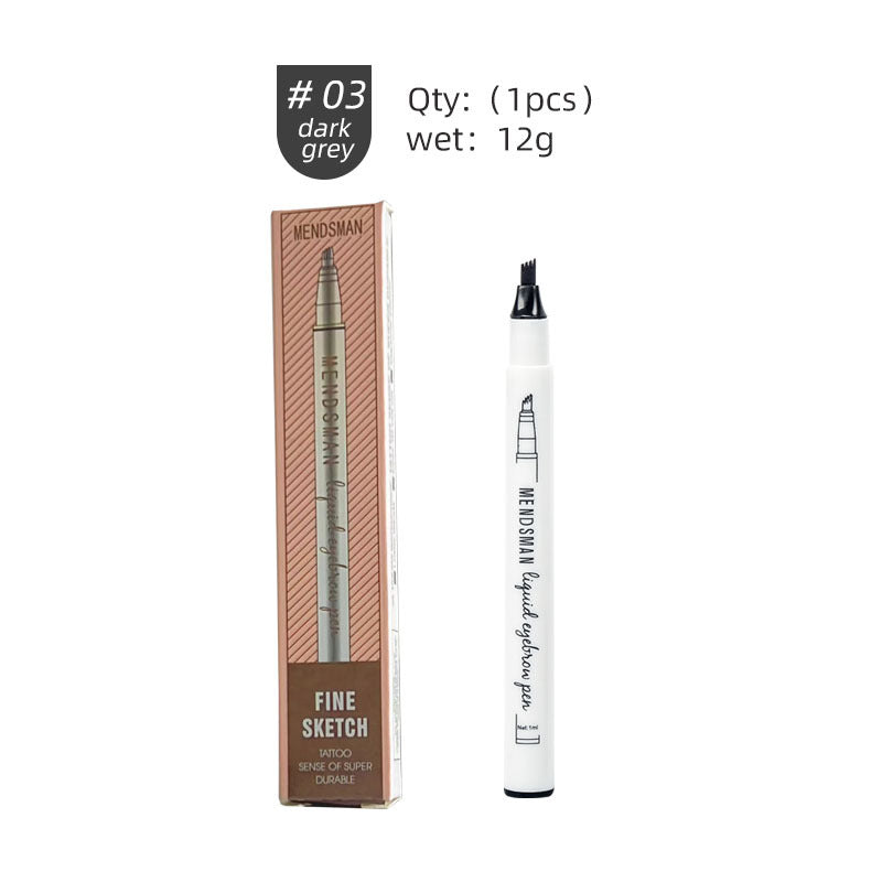 Waterproof Liquid Eyebrow Pencil Long Lasting Makeup 4 Colors