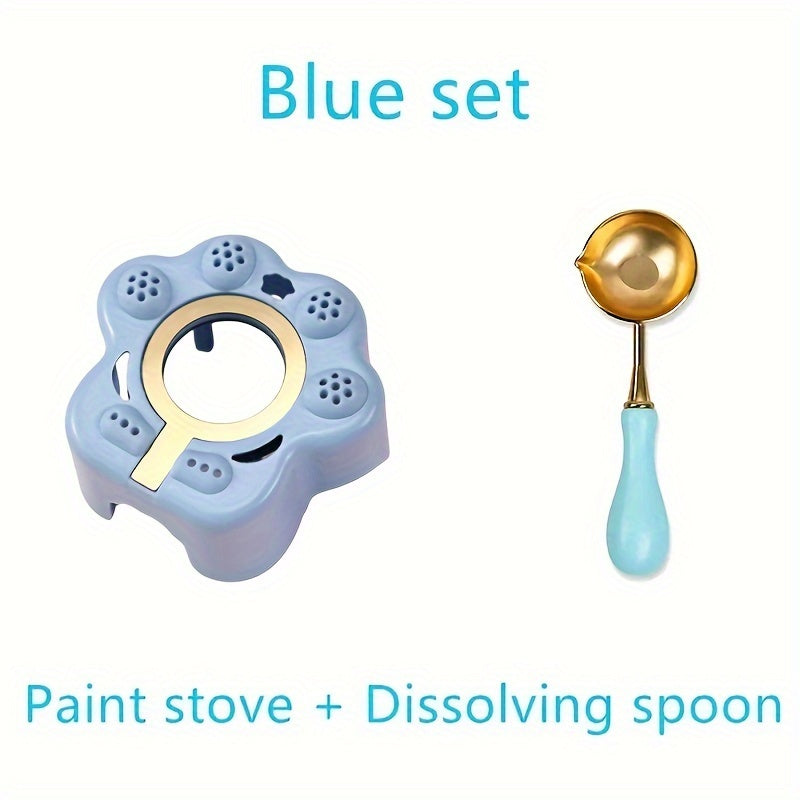 Wax Seal Stove & Spoon Kit for Christmas Cards