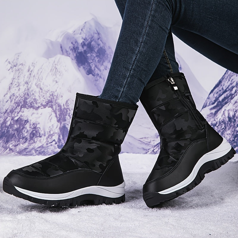 Women's Non-Slip Snow Boots Warm Camping Hiking Boots