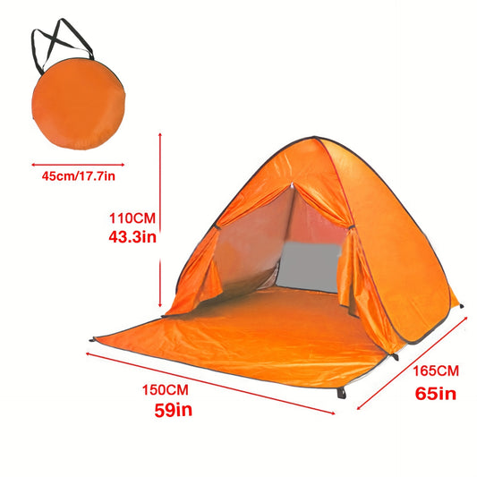 Pop Up Beach Tent Portable Beach Shade Canopy UPF 50 Lightweight