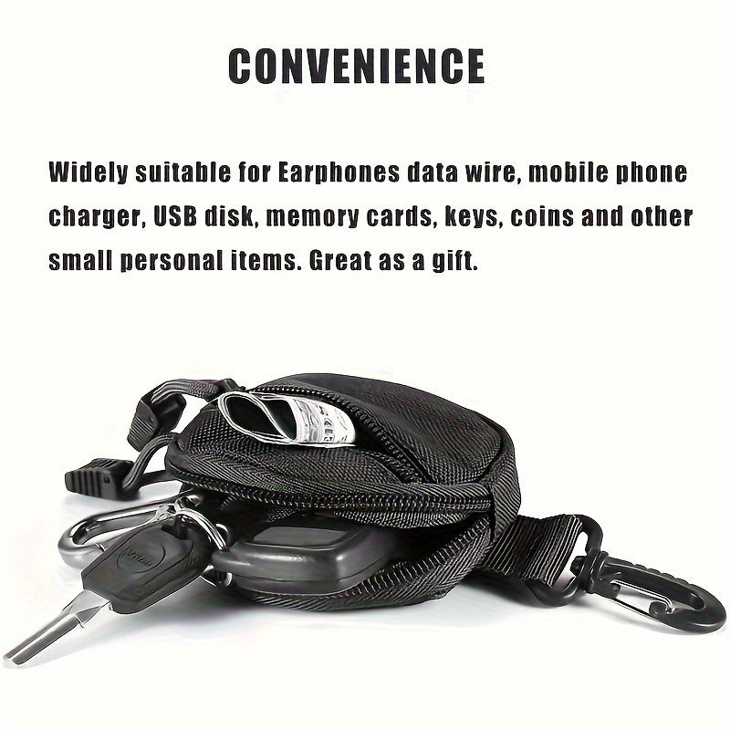 Waterproof Tactical Bag Key Coin Pouch Earphone Case