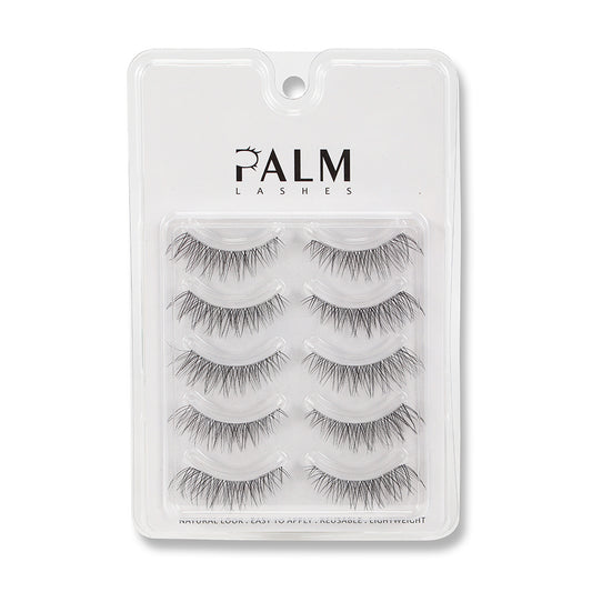 Palm Lashes Natural Look False Eyelashes Short Lashes TS01