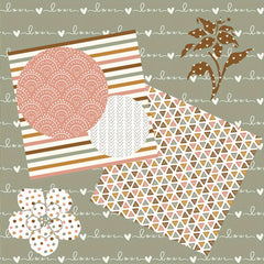 24pcs Boho Pattern DIY Paper Double-Sided Scrapbook Paper