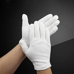 5 Pairs Soft Stretchable Lining Gloves for Household Cleaning and Jewelry Work