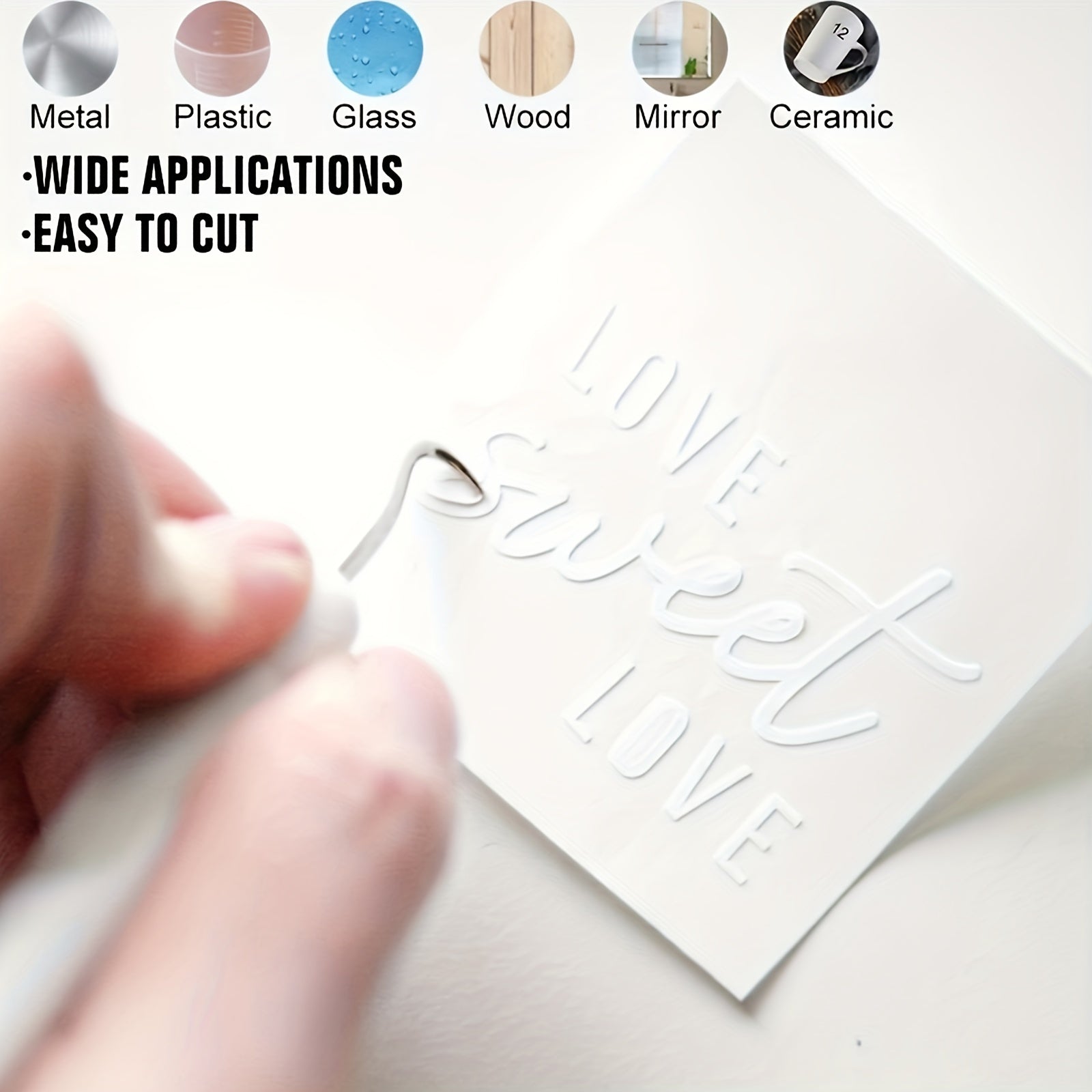 Matte Self Adhesive Vinyl Roll for Cricut 30.7m