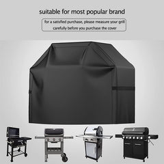 300D PU Coated BBQ Grill Cover Waterproof Weather Resistant Gas Grill Cover