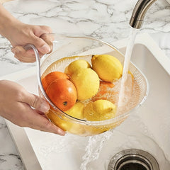 Rice Rinser Strainer Wash Rice Strainer With Handle For Washing Rice Fruits
