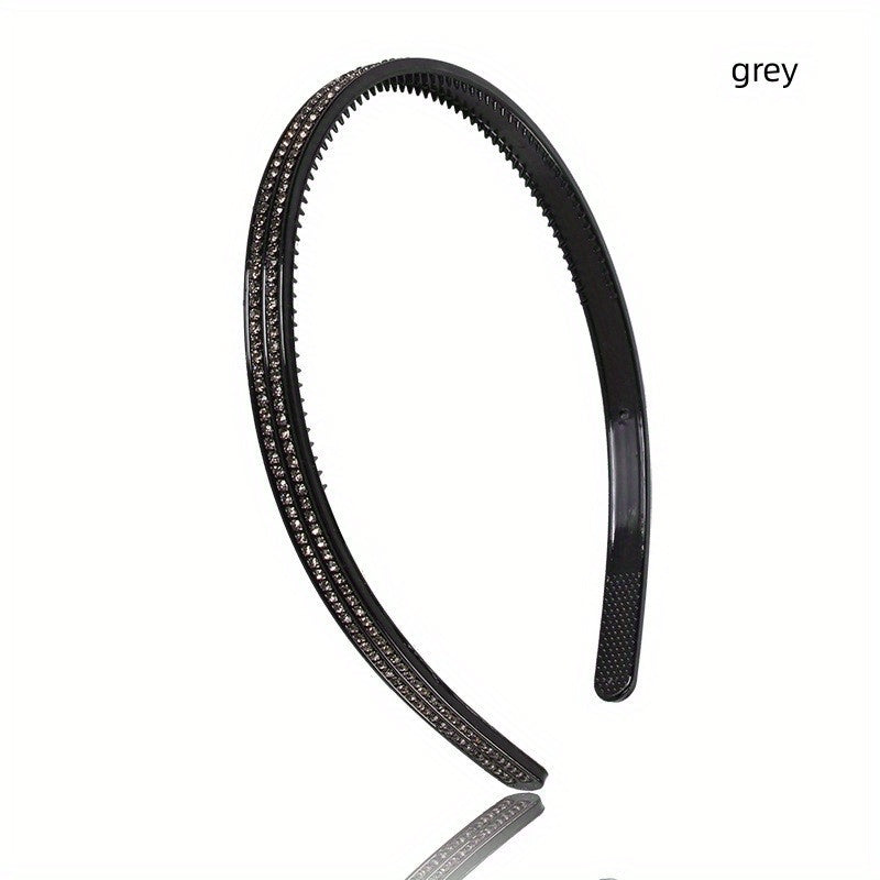 Sparkling Rhinestones Wide Headband for Women