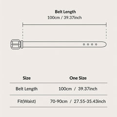 Punk Style Rivet Belt Hollow Air Eye Belt for Men and Women