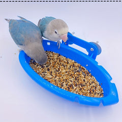 Bird Feeding Water Bath Hanging Bowl Birdbath Toy