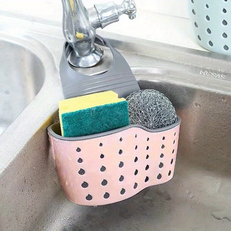 Silicone Sink Sponge Rack with Adjustable Strap