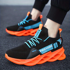 Men's Blade Running Shoes Breathable Lightweight Non Slip Sneakers