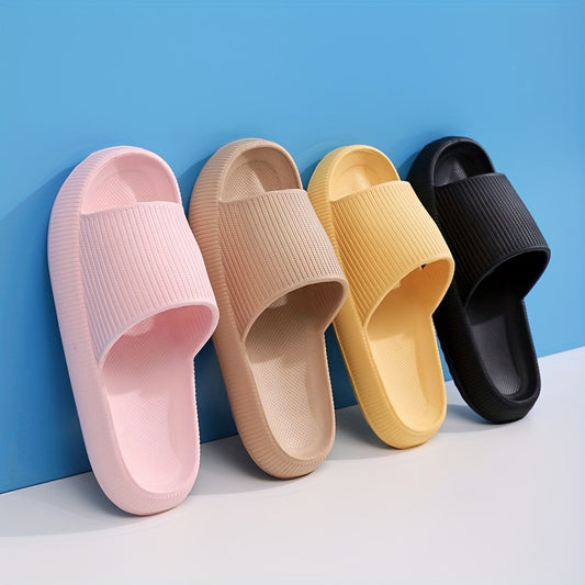 Men's Cloud Slides Casual Non slip Platform Slippers Comfortable House Shoes