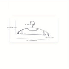 5pcs Wide Shoulder Clothes Hanger Anti-slip Thick Clothes Support