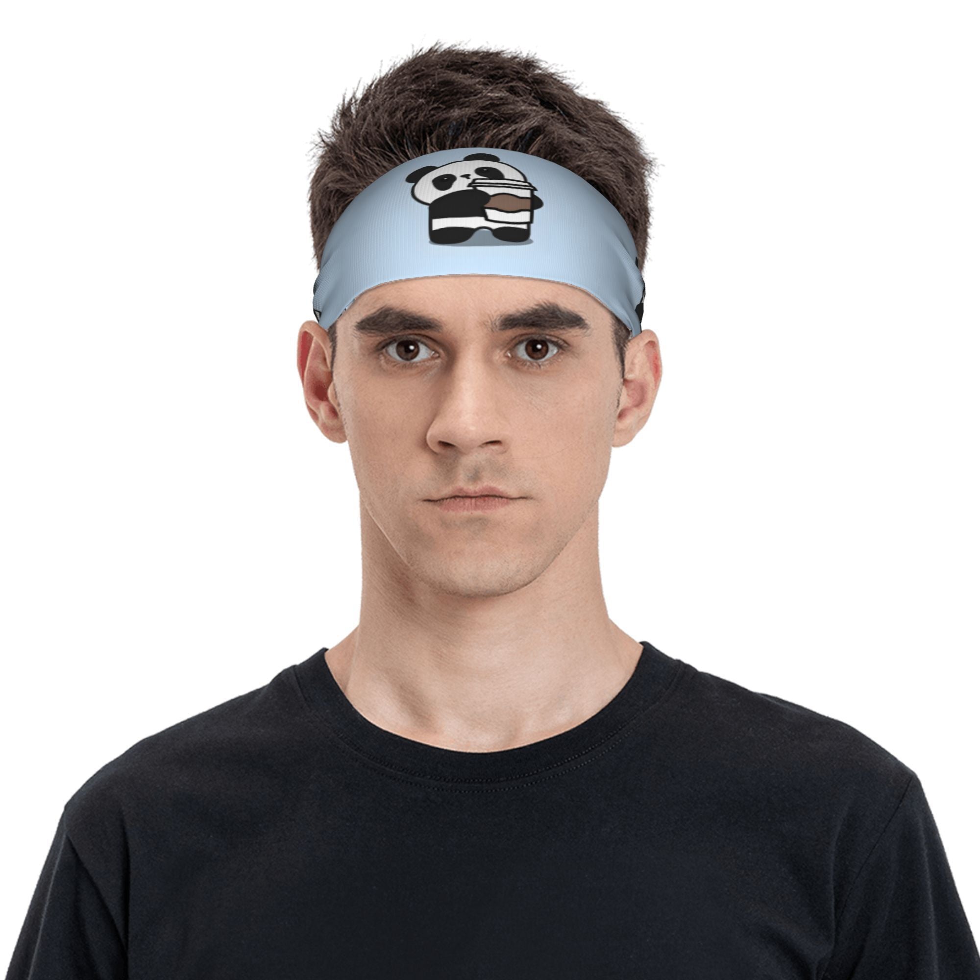 Panda Sports Headband Sweat Wicking Stretchy & Breathable Polyester