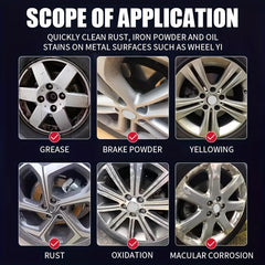 300ml Wheel Cleaning Agent for Dirt, Aluminum Alloy Cleaning, Rust Removal