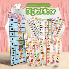 Colorful Animal Themed Digital Floor Stacking Toy for Kids