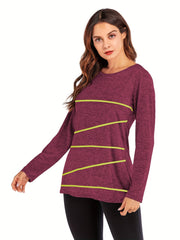 Criss Cross Back Long Sleeve Yoga Shirt Lightweight Quick Dry