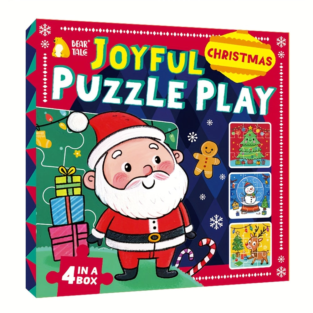 36pcs Christmas Jigsaw Puzzle Santa & Tree Toys for Creativity