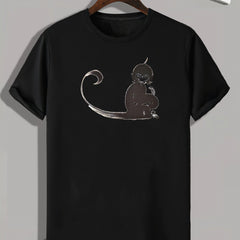 Monkey Print Men's Graphic Tee Casual Comfy Summer Tshirt