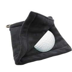 Golf Ball Cleaner Towel With Clips Golf Club Supplies