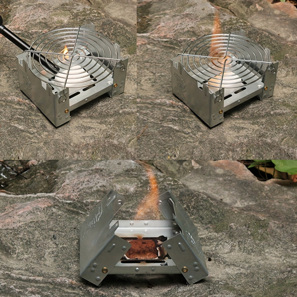 Portable Camping Alcohol Stove Foldable for Cooking