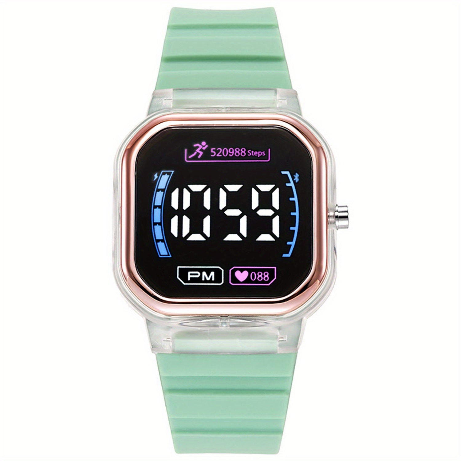 LED Display Children's Colorful Electronic Watch