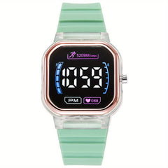 LED Display Children's Colorful Electronic Watch