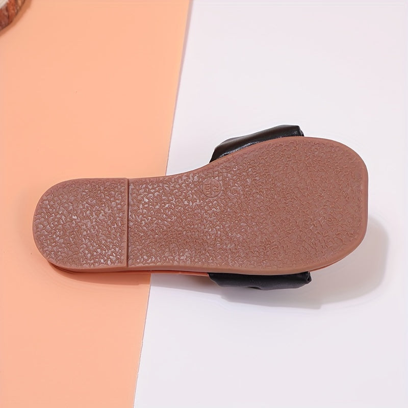 Girls Non Slip Lightweight Open Toe Slippers for Indoor Pool