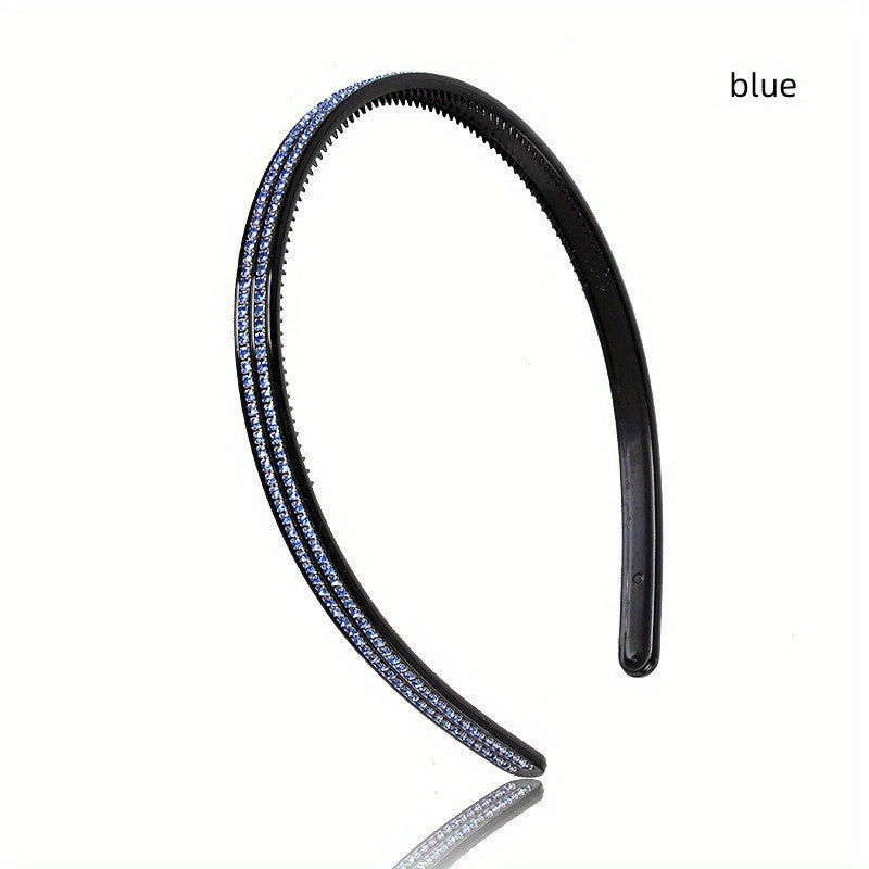 Sparkling Rhinestones Wide Headband for Women