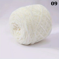 Chenille Golden Velvet Hand Knitted Wool 100g pc