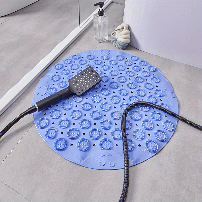Non Slip Shower Safety Pad for Elderly Soft Washable with Drainage Holes