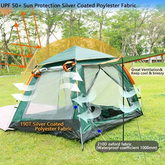 Automatic Camping Tent Water Resistant Lightweight Tent