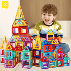 Magnetic Building Blocks Toy Colorful DIY Construction Block Stick