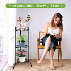 Indoor Layer Plant Rack Iron Flower Rack Living Room Balcony Floor Standing Plan