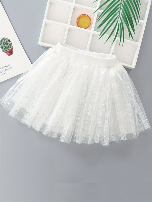 Toddler Girls Sequin Tutu Skirt for Dance Ballet Party