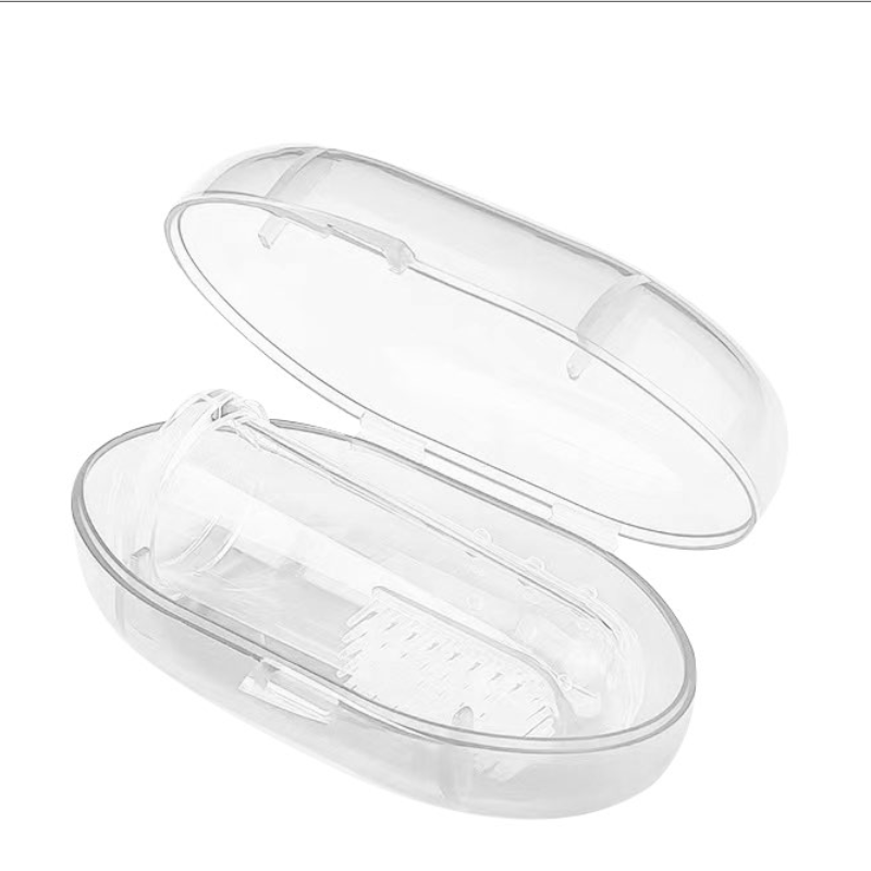 Baby Finger Strap Toothbrush Oral Cleaning Alloy Toddler Baby Toothbrush