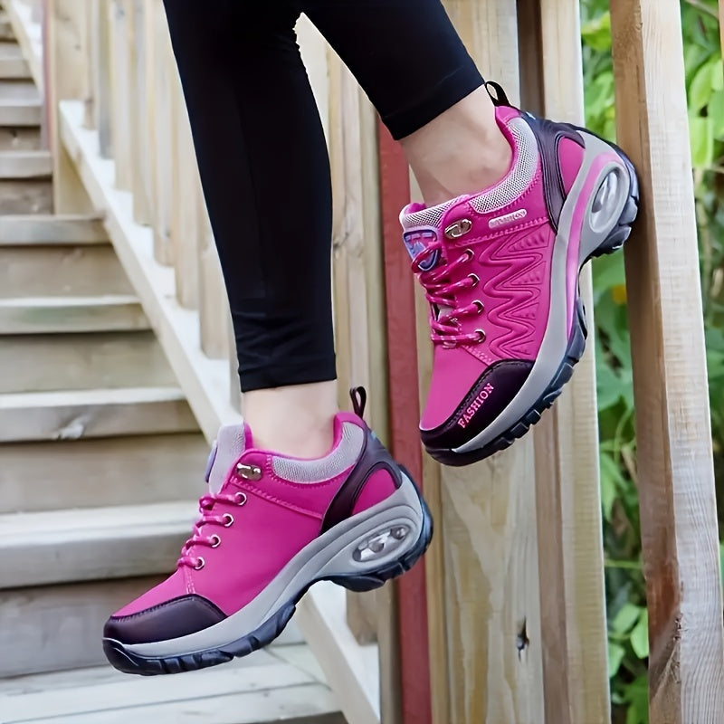 Women's Outdoor Non Slip Hiking Shoes Air Cushion Sole Footwear