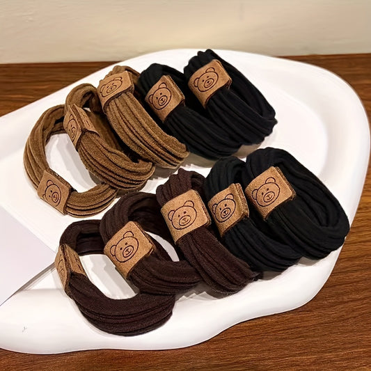 10pcs High Elastic Hair Band Style Hair Ring Durable Hair Ties