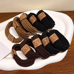 10pcs High Elastic Hair Band Style Hair Ring Durable Hair Ties