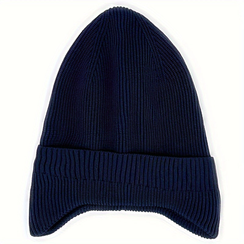 Thickened Warm Ear Protection Hat Woolen Knitted Hat