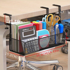 Table Edge Bag Storage Rack Office Workstation Organizer
