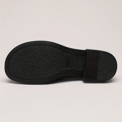 Chain Decor Loafers Patent Leather Slip On Shoes