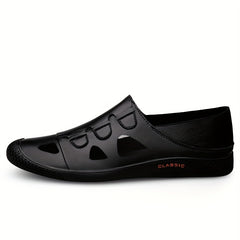 Men's Cut Out Slip On Loafers Casual Walking Shoes