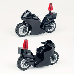 ABS Motorcycle Building Block Assembly Toy - Christmas & Halloween Scene