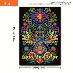 Deluxe Love Theme Coloring Book - Vibrant Pages, Perfect Gift